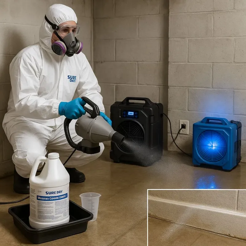 Sanitization and Odor Removal process in South Rockwood, MI