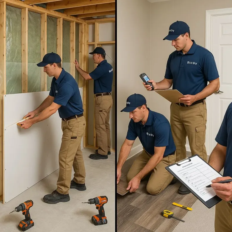 Repairs and Reconstruction process in South Rockwood, MI